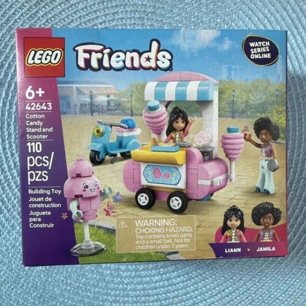 Lego Friends Cotton Candy Stand & Scooter 110 pcs.    712‎